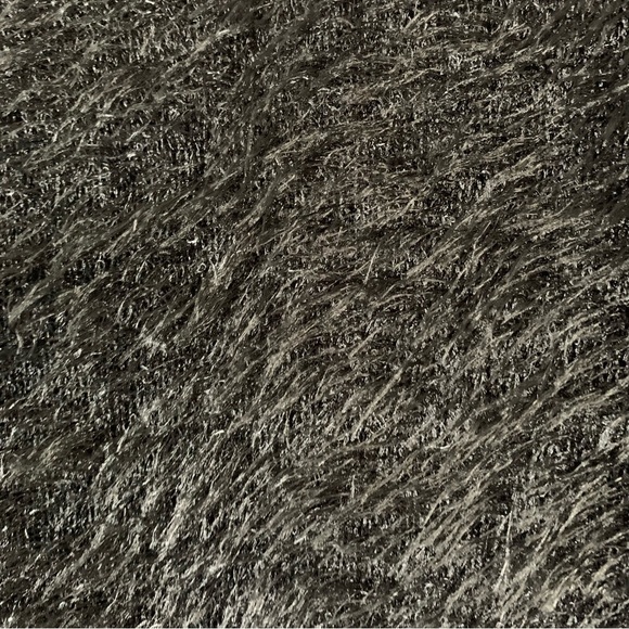 M Magaschoni Black Open Front Eyelash Cardigan - Picture 2 of 7